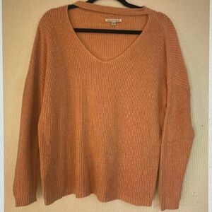 American Eagle By Payless V-Neck Sweater - Warm Orange